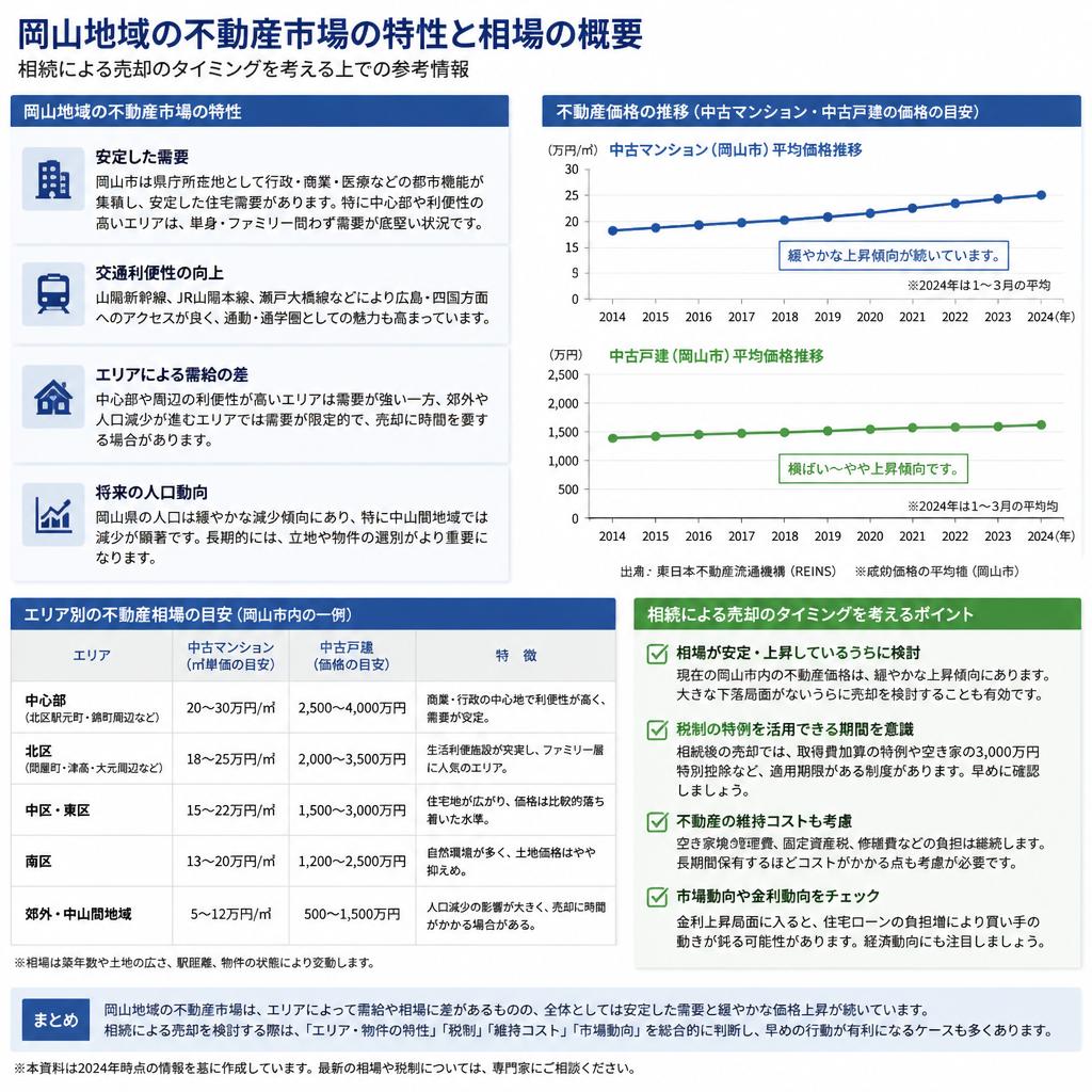 岡山地域の市場動向を把握しよう