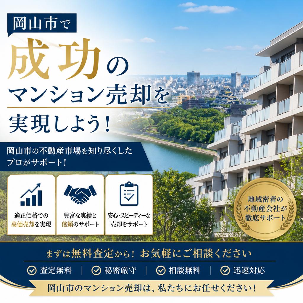岡山市で成功のマンション売却を実現しよう！