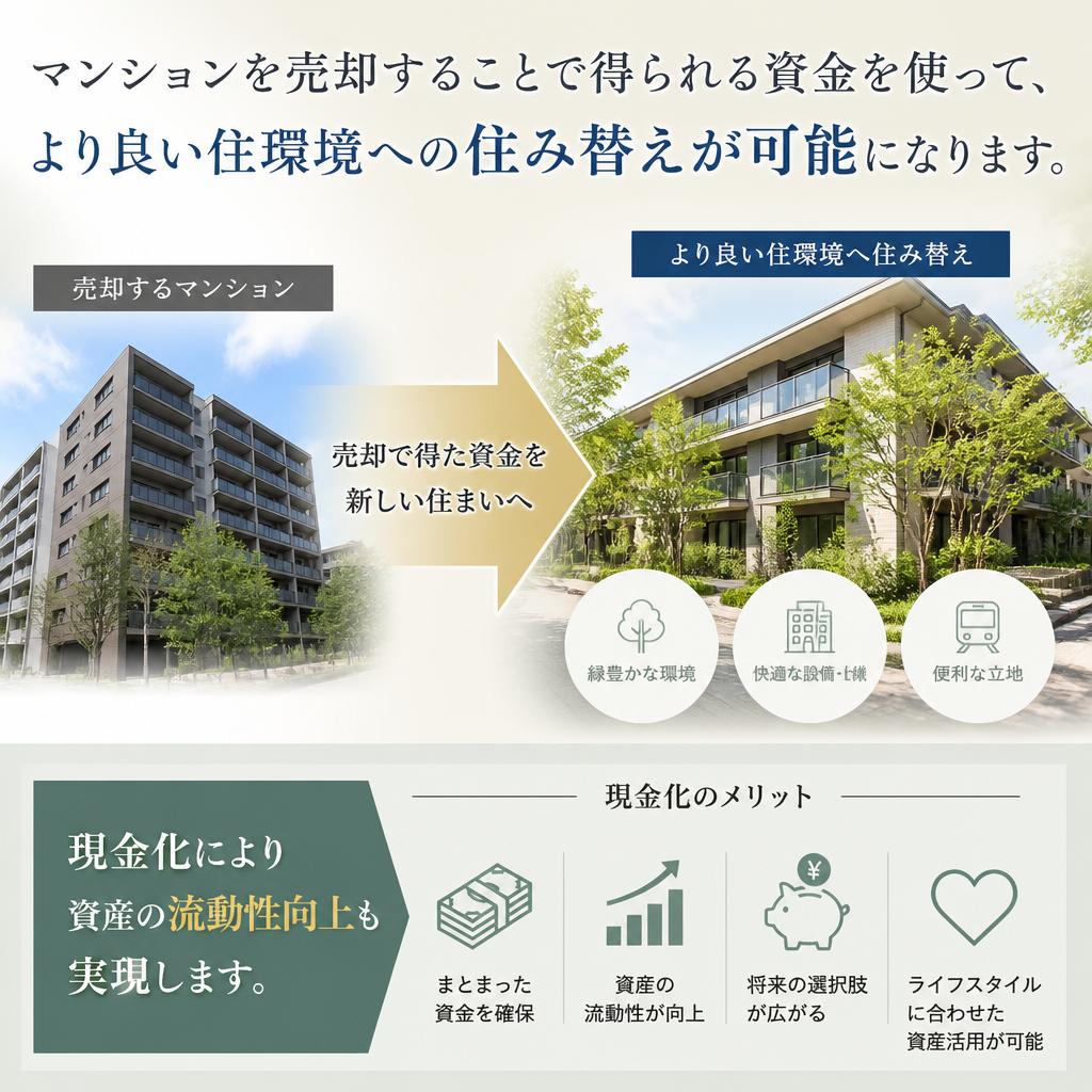 マンション売却のメリットとは？