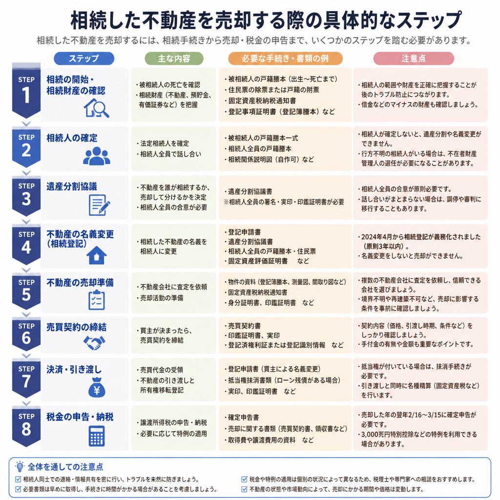 不動産売却の流れとステップ