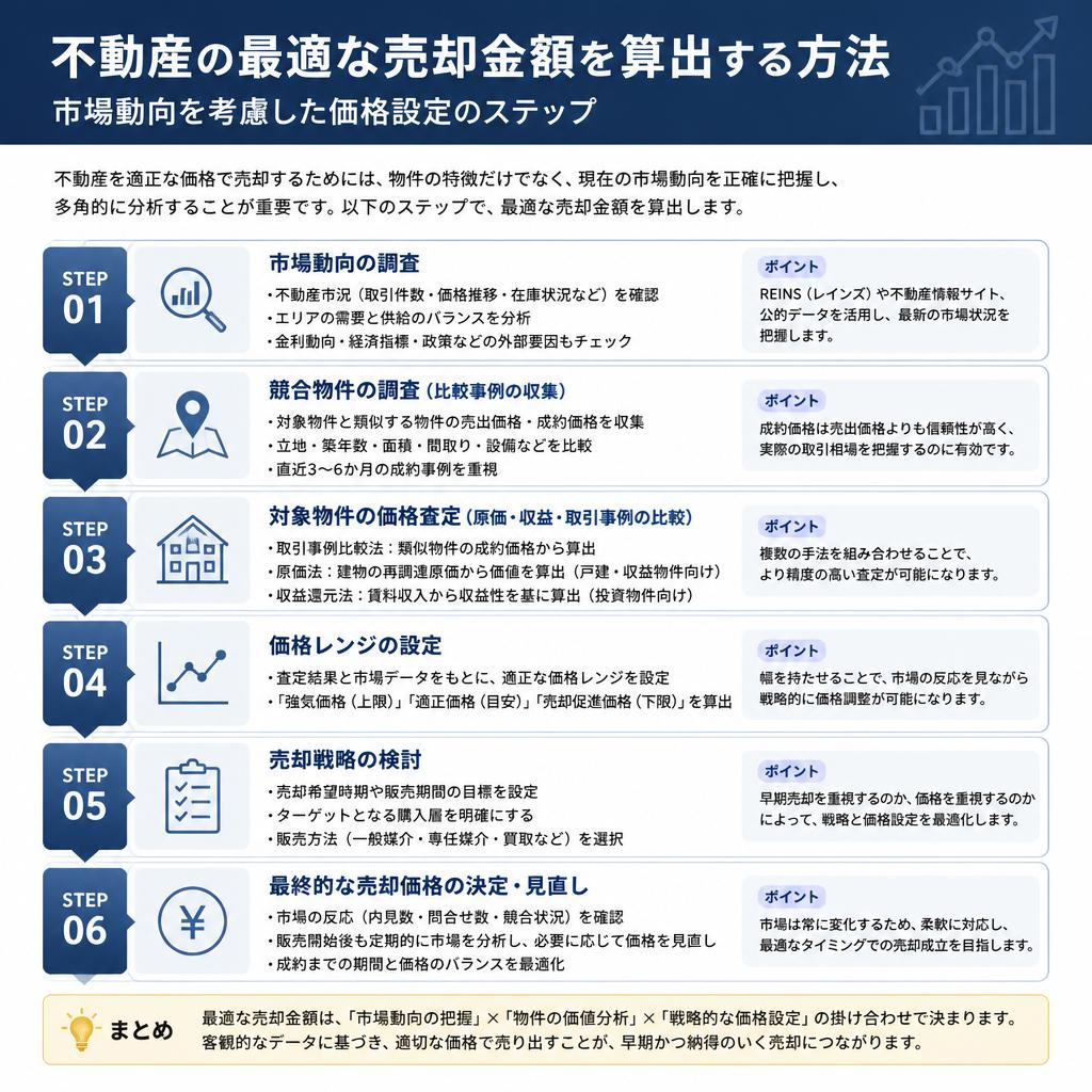 最適な売却金額の算出方法