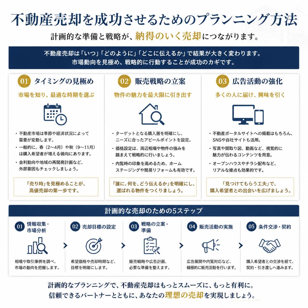売却成功に向けたプランニング