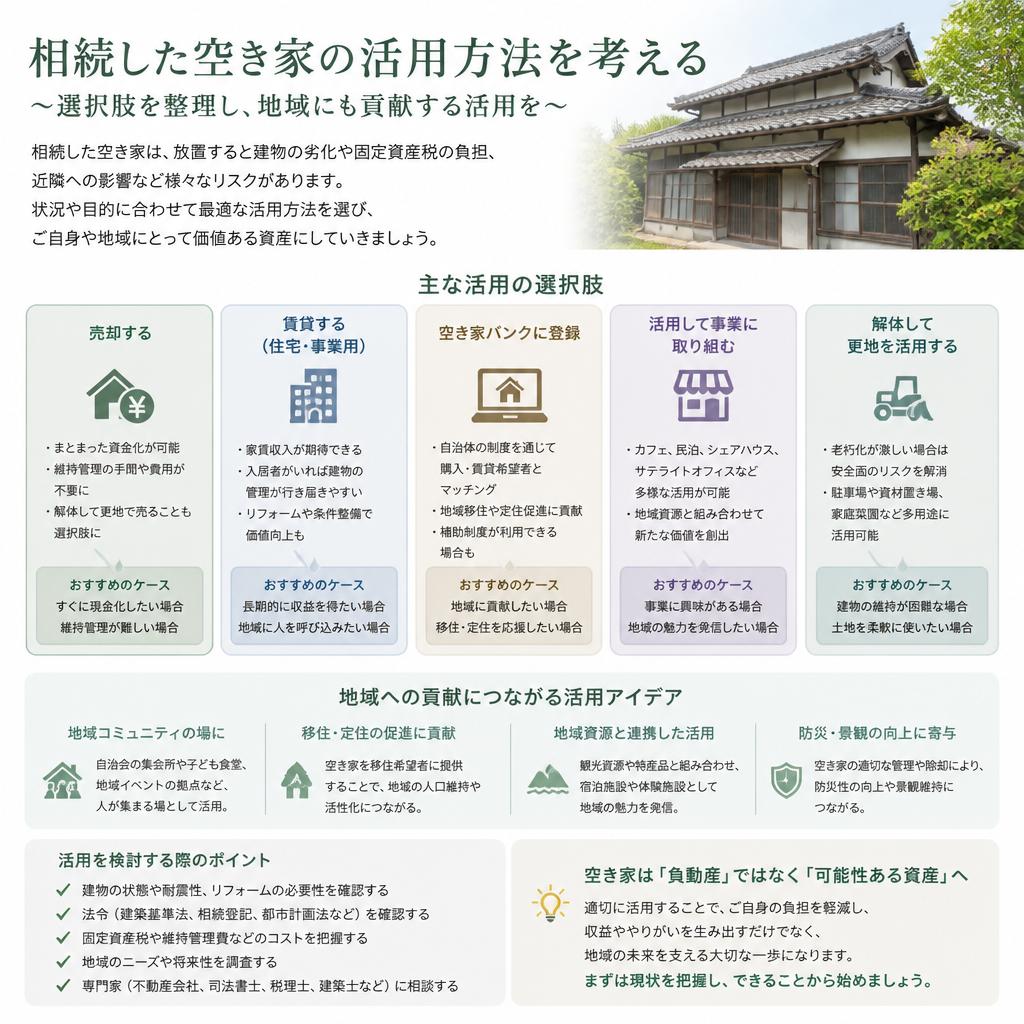 空き家の活用方法