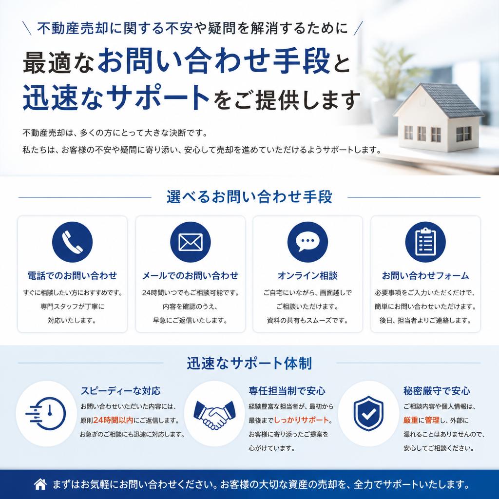 7. お問い合わせで不安解消！