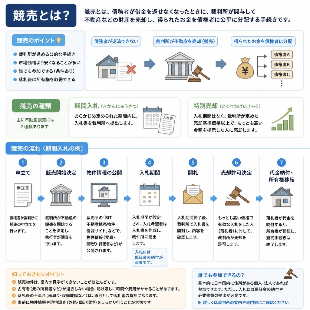 競売と不動産取得の基礎