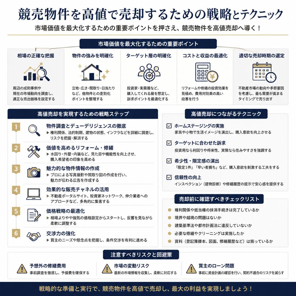 高く売却するための戦略