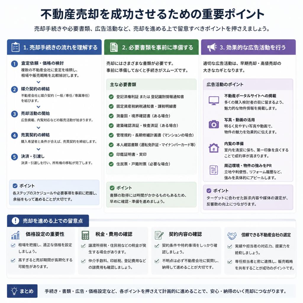 5. 売却時に注意すべきポイント