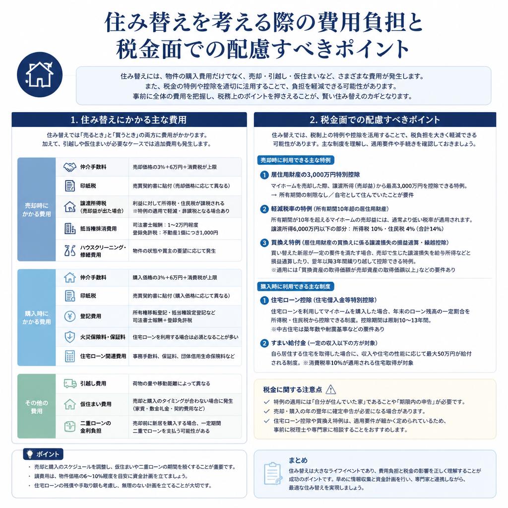 住み替え費用と税金の関係