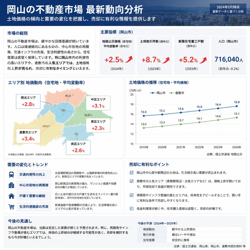 岡山の不動産市場分析