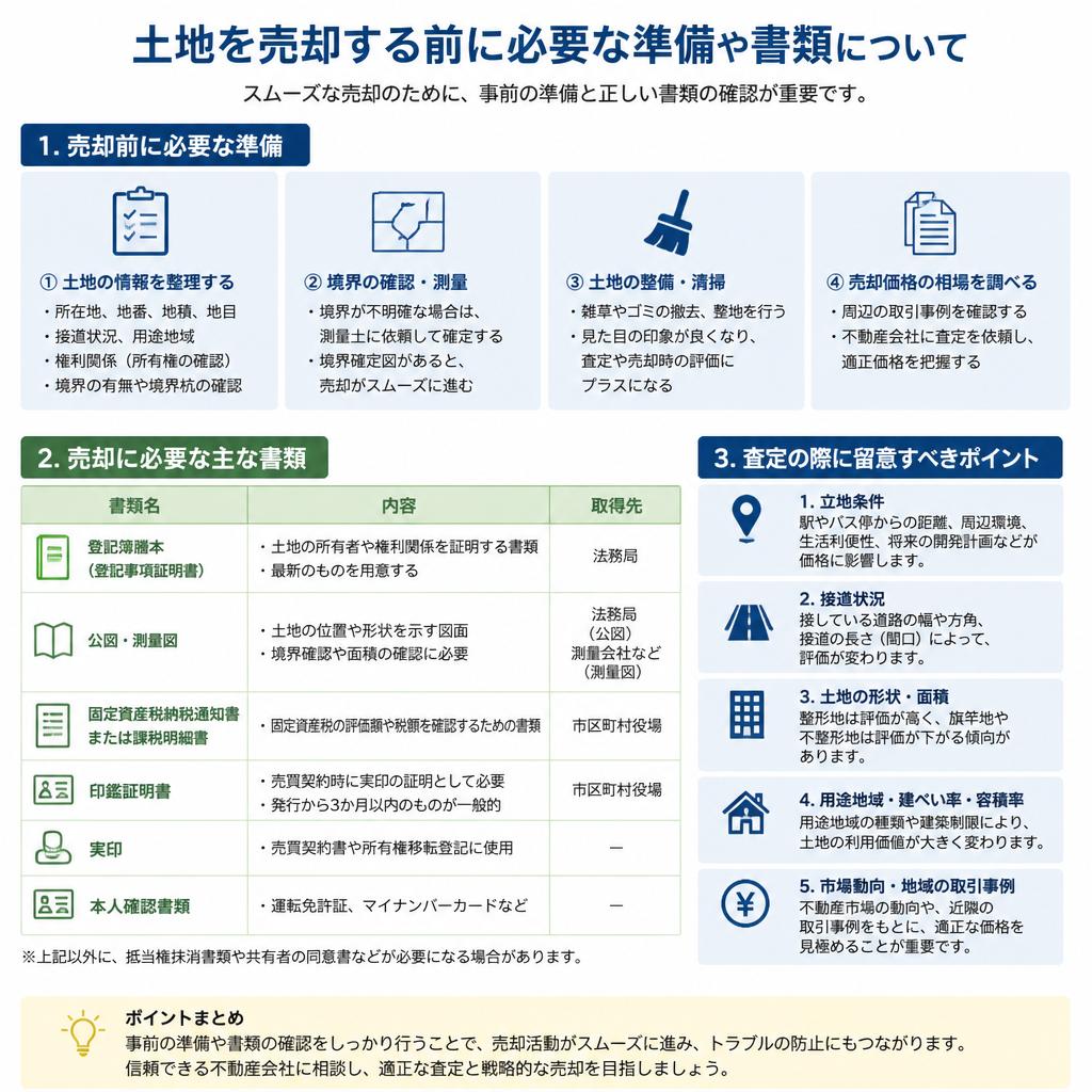 売却に向けた準備