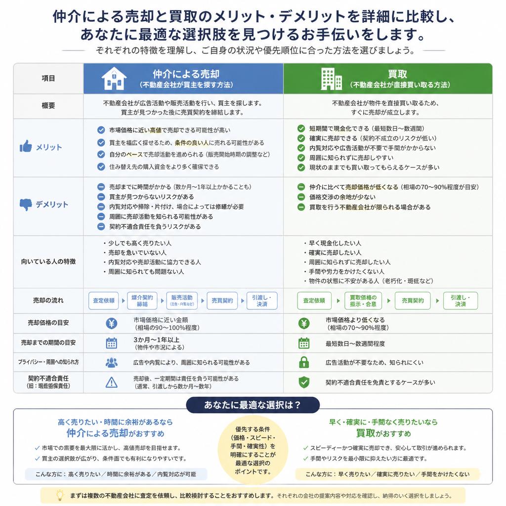 最適な売却方法を選ぶ