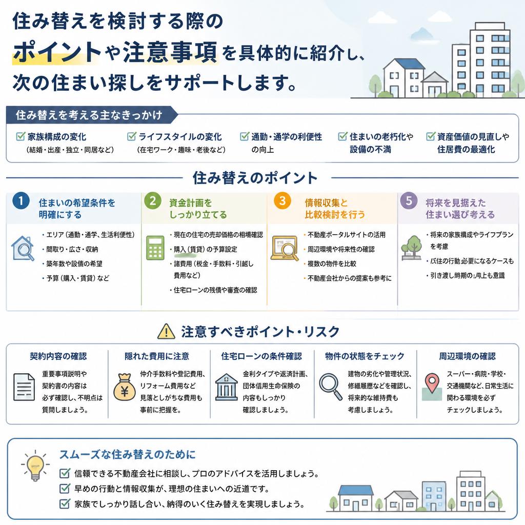 住み替え支援に関するアドバイス