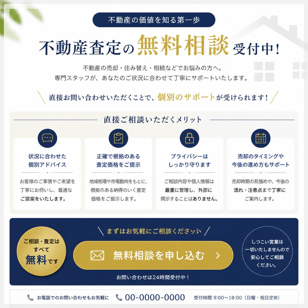 今すぐ無料相談を！