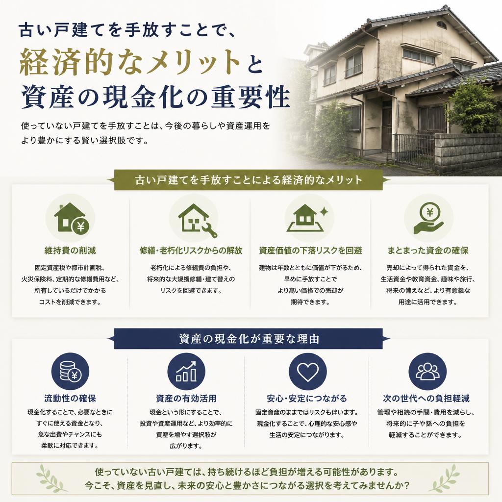 2.築年数古い戸建ての売却メリット