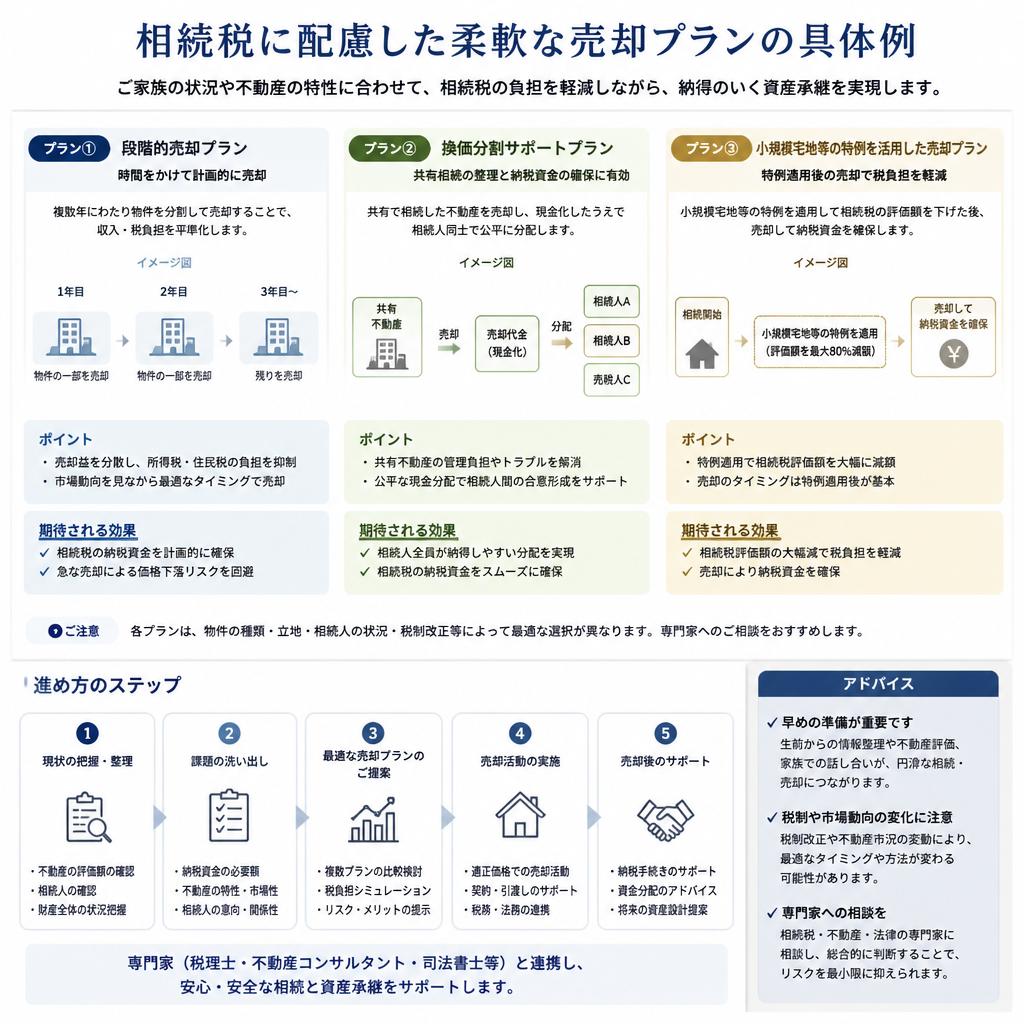 4.相続税対策に特化した売却プラン