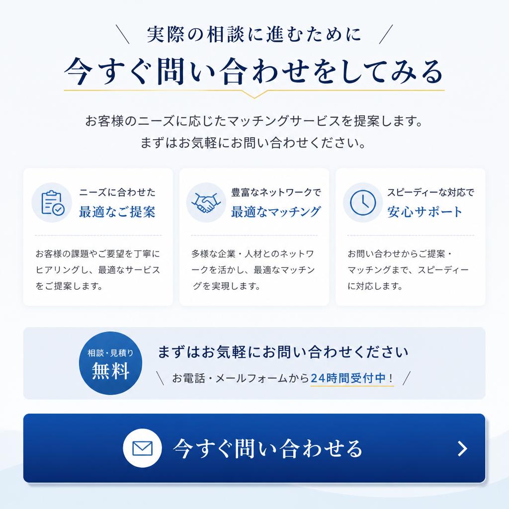 お問合せで未来を変える！