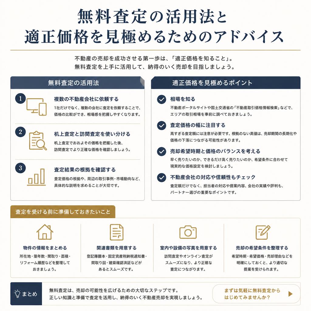 正確な査定価格を知るためには