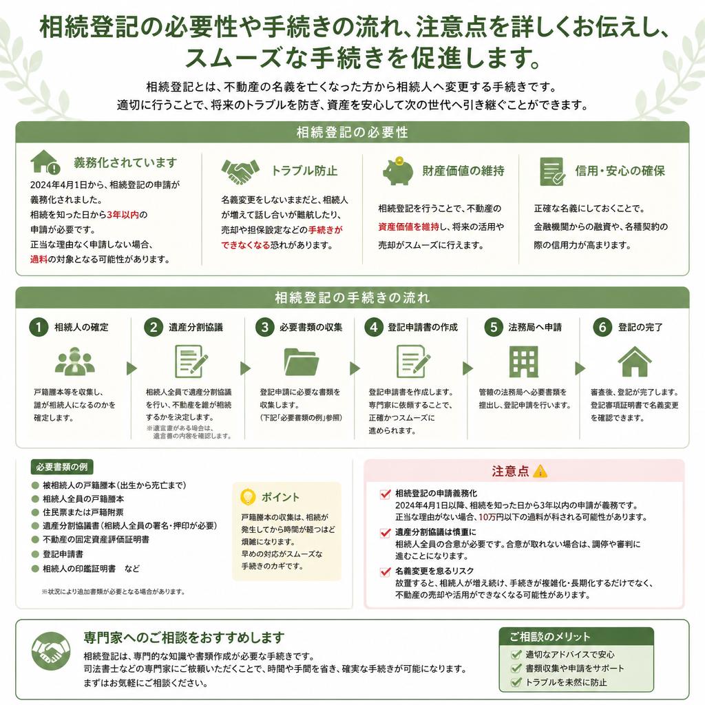 2. 相続登記のポイント