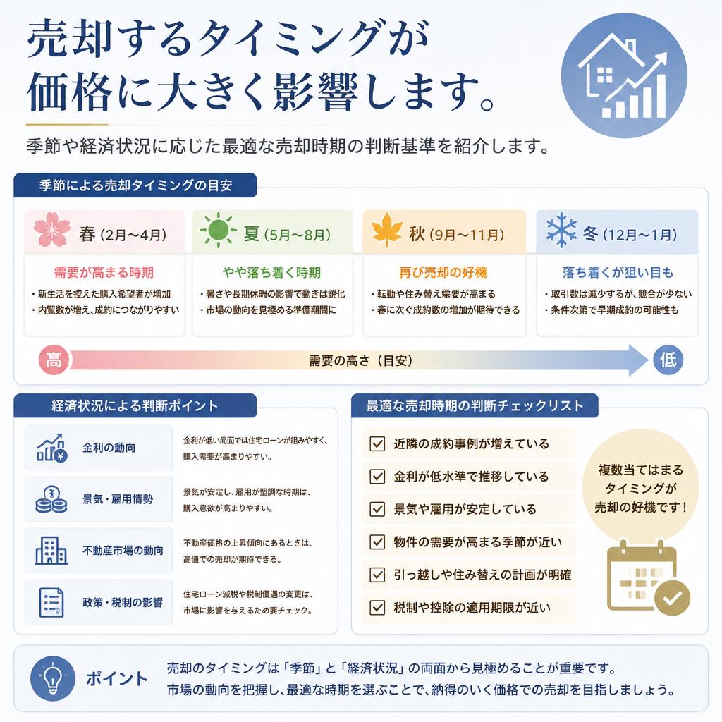 適切な売却時期の見極め方
