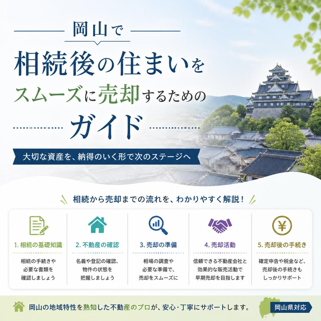 岡山で相続後の住まいをスムーズに売却するためのガイド
