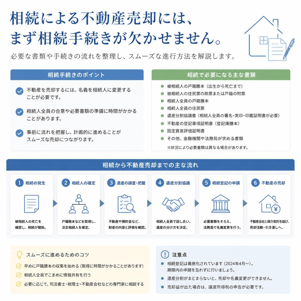 相続手続きの流れと必要書類