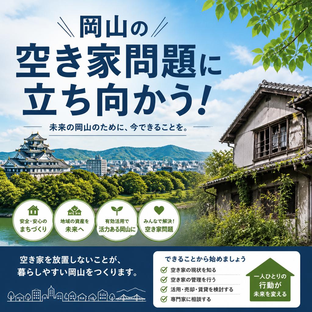 岡山の空き家問題に立ち向かう！