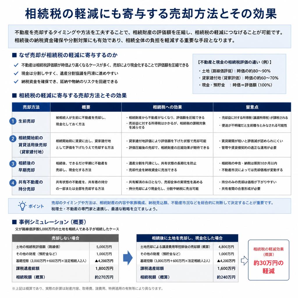 5. 相続税に配慮した売却方法
