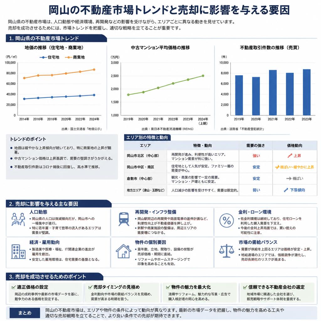 2. 岡山の不動産市場の現状