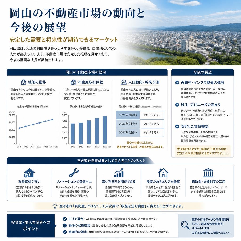 岡山における不動産投資の現状