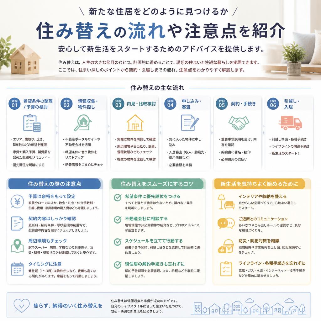 住み替えのスムーズな実現に向けて