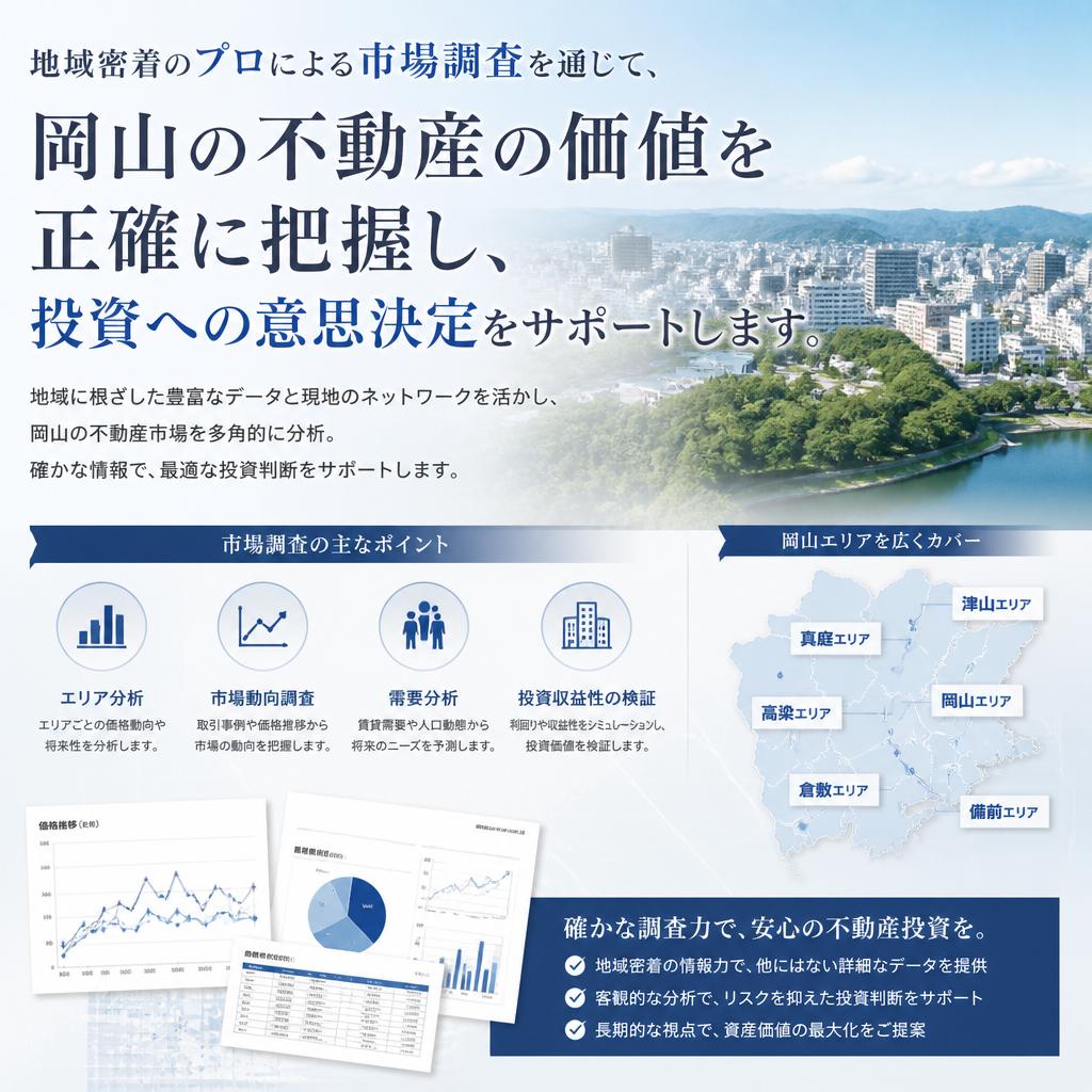 岡山の市場価値を見極める
