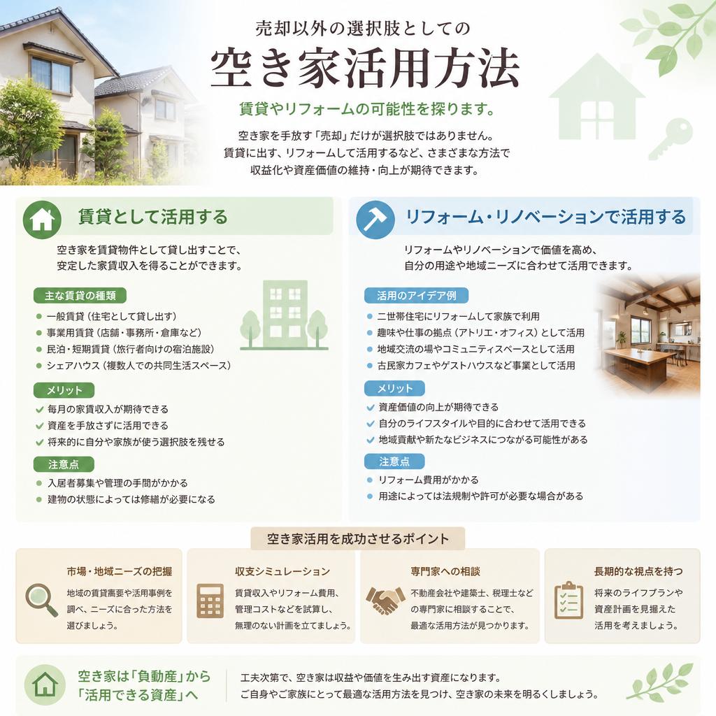 空き家の活用方法