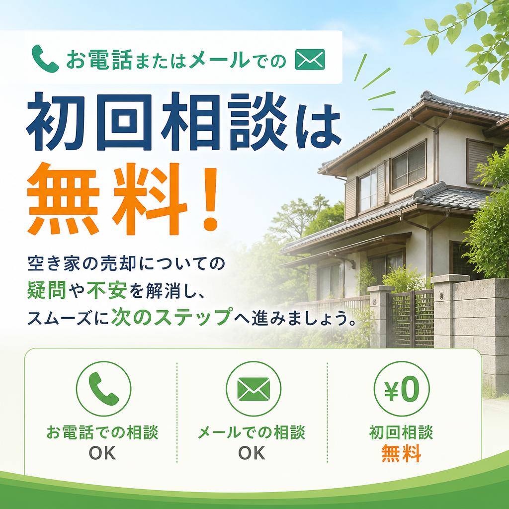 今すぐ相談して空き家を活用しよう！