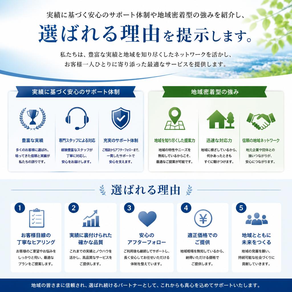4. ブランド力のある不動産クラフトが選ばれる理由