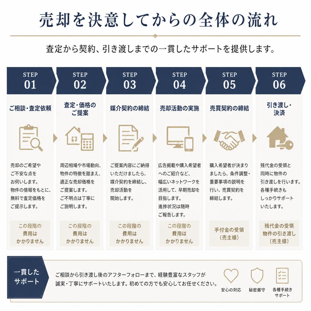 売却の流れ