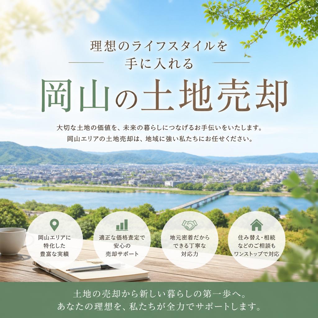 理想のライフスタイルを手に入れる岡山の土地売却