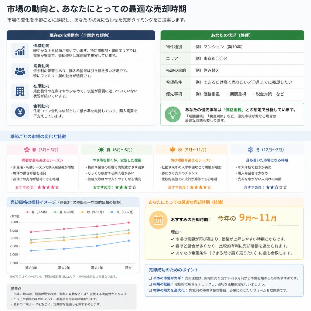 2. 売却のタイミングを見極める