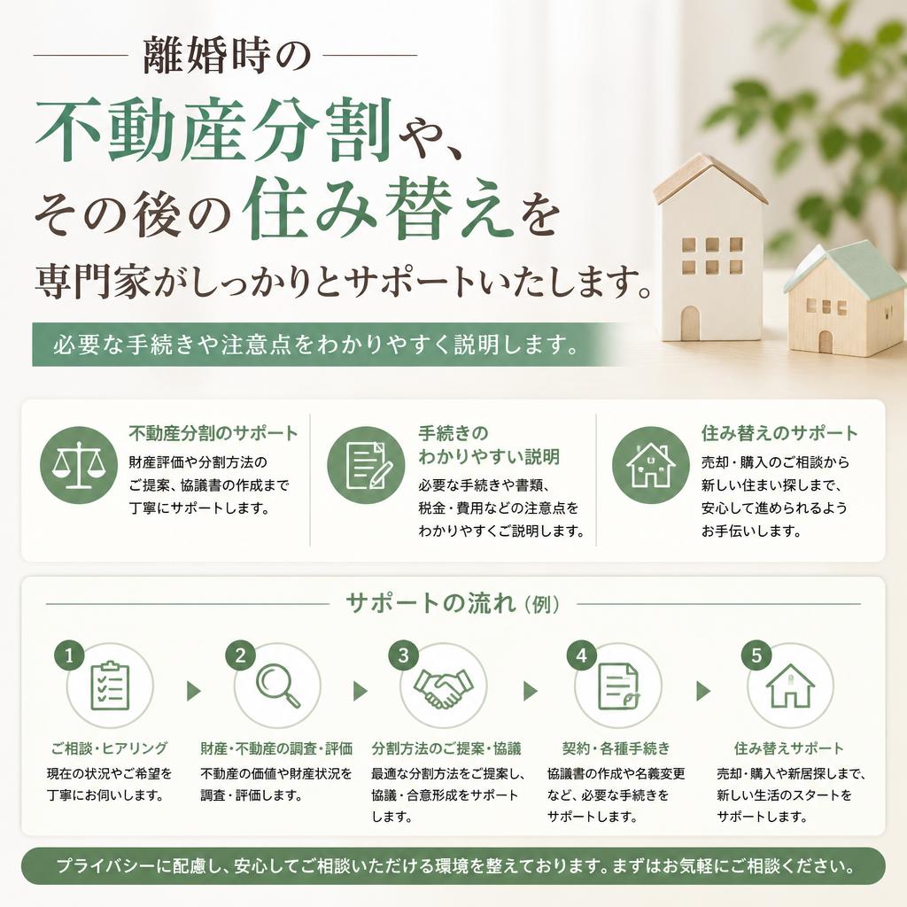 2. 離婚後の住み替えサポート