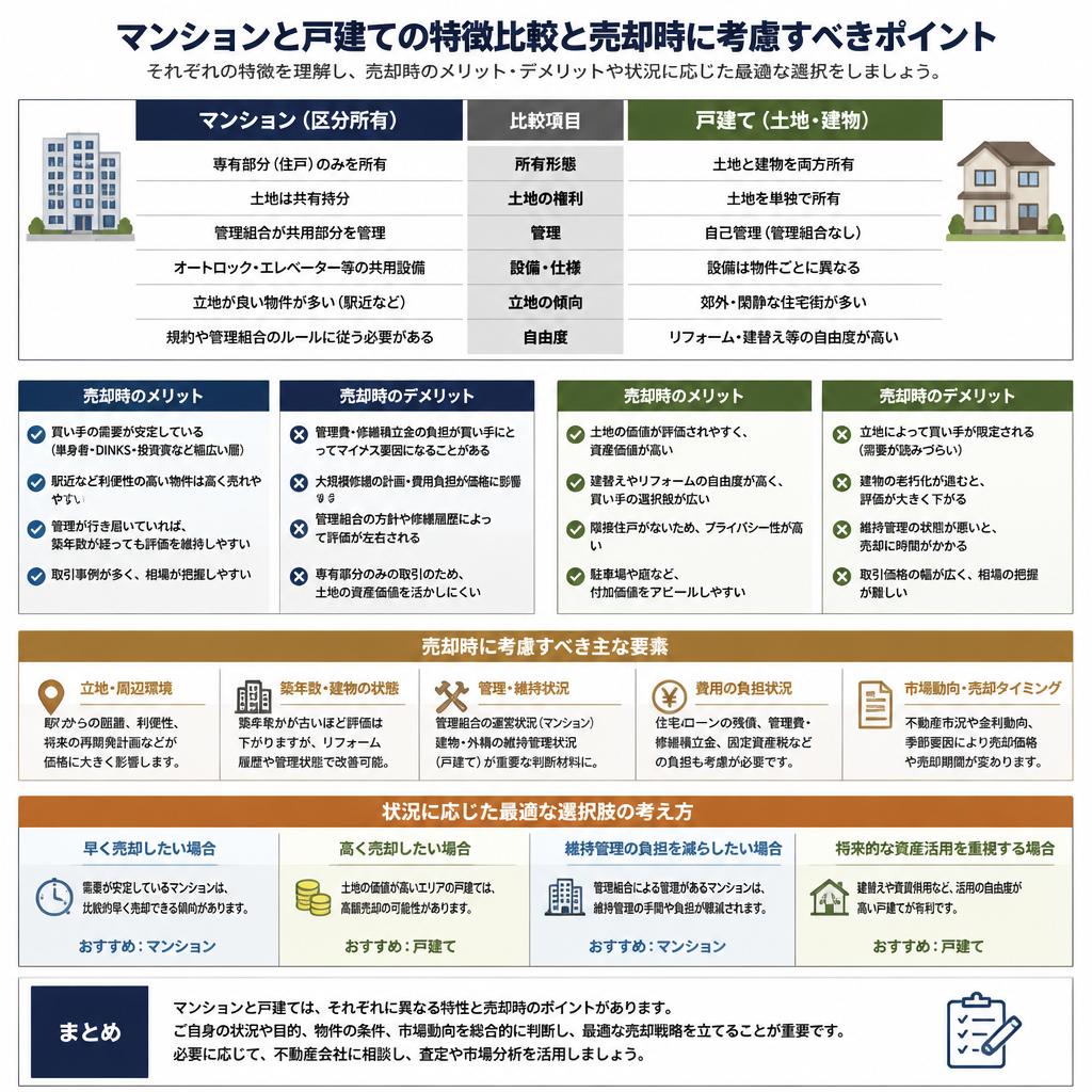 マンション・戸建て、どちらが有利？