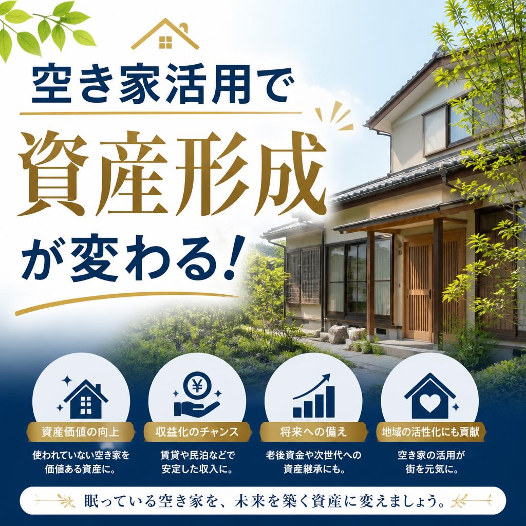 空き家活用で資産形成が変わる！