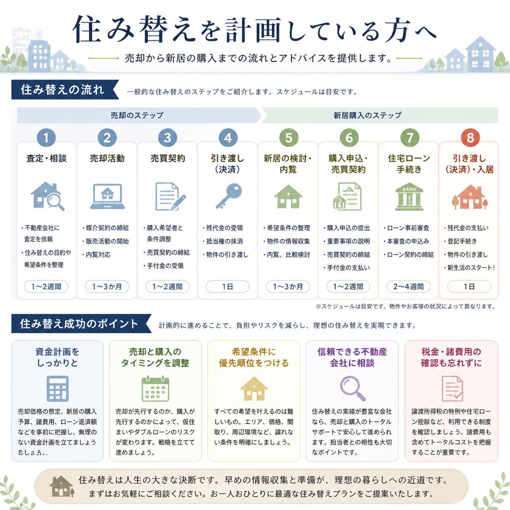 住み替えを見据えた売却