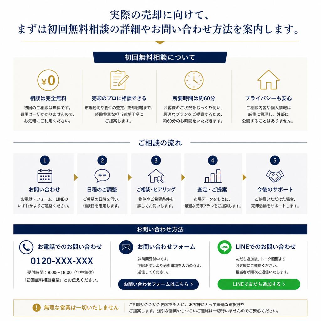 まずは無料相談を！